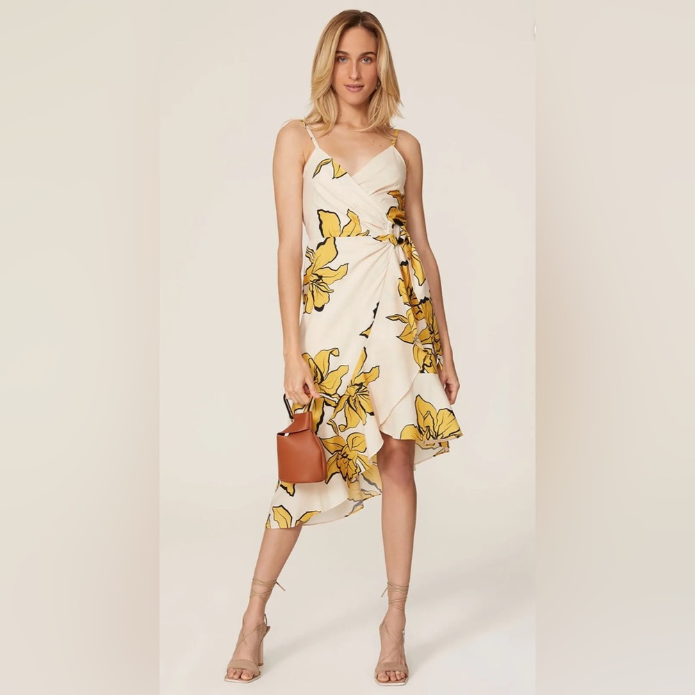 Hutch‎ Floral Asymmetrical Mercer Dress M